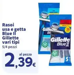 Sigma Rasoi usa e getta Blue II Gillette offerta