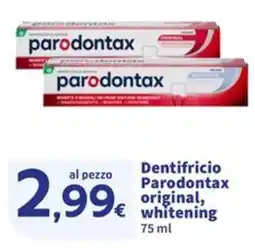 Sigma Dentifricio Parodontax original, whitening offerta