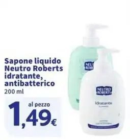 Sigma Sapone liquido Neutro Roberts idratante, antibatterico offerta