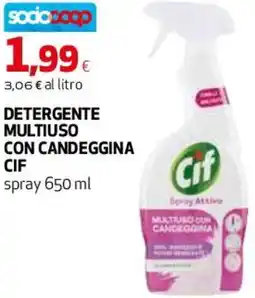 Coop Master Alleanza 3.0 Detergente multiuso con candeggina CIF offerta