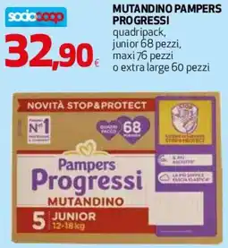 Coop Master Alleanza 3.0 Mutandino PAMPERS PROGRESSI offerta