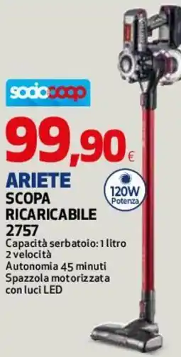 Coop Master Alleanza 3.0 ARIETE SCOPA RICARICABILE 2757 offerta