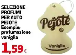 Coop Master Alleanza 3.0 Selezione profumi per auto PEJOTE offerta