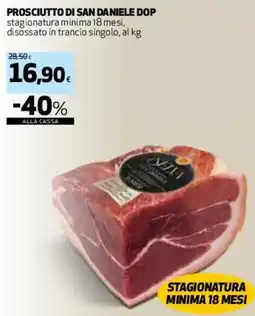 Coop Master Alleanza 3.0 Prosciutto di san daniele dop offerta