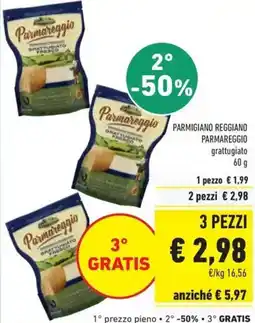 Conad Parmigiano reggiano parmareggio grattugiato offerta