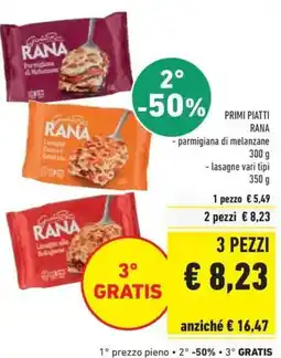 Conad Primi piatti RANA offerta