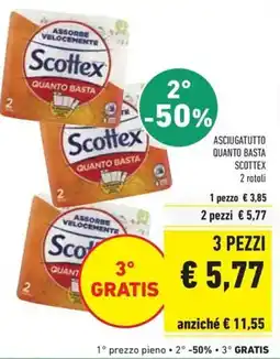 Conad Asciugatutto quanto basta SCOTTEX offerta