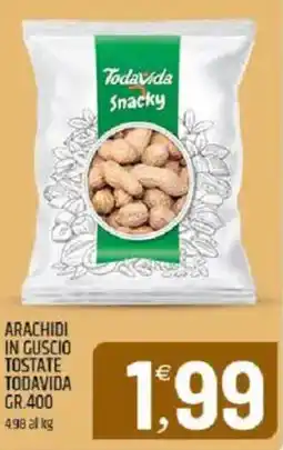 Ard Discount Arachidi in guscio tostate TODAVIDA offerta