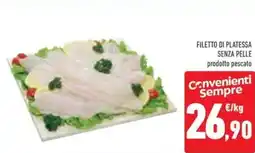 Conad Filetto di platessa senza pelle offerta