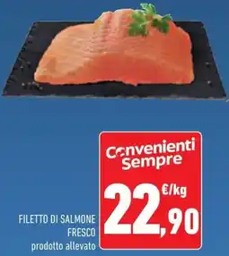Conad Filetto di salmone fresco offerta
