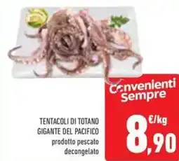 Conad Tentacoli di totano gigante del pacifico offerta