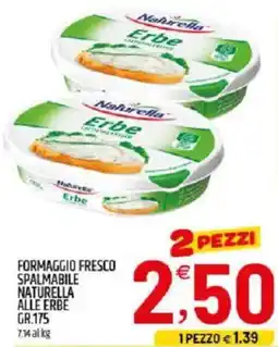 Ard Discount Formaggio fresco spalmabile naturella alle ERBE offerta