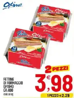 Ard Discount Fettine di formaggio OPTIMO offerta