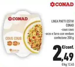 Conad Linea piatti estivi CONAD offerta