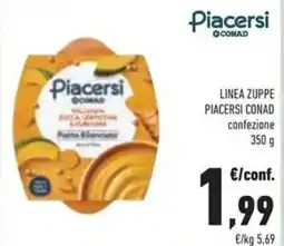 Conad Linea zuppe PIACERSI CONAD offerta