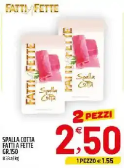 Ard Discount Spalla cotta FATTI A FETTE offerta