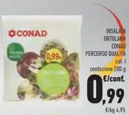 Conad Insalata ortolana CONAD PERCORSO QUALITÀ offerta