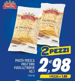Ard Discount Pasta fresca past'oro fusilli/trofie offerta