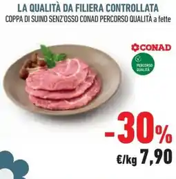 Conad Coppa di suino senz'osso CONAD PERCORSO QUALITÀ offerta