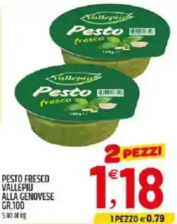 Ard Discount Pesto fresco vallepiù alla genovese offerta