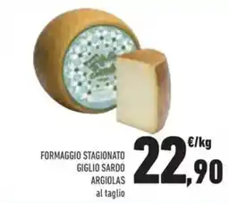 Conad Formaggio stagionato giglio sardo ARGIOLAS offerta
