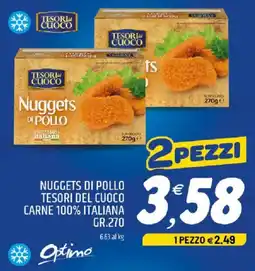 Ard Discount Nuggets di pollo tesori del cuoco carne 100% italiana offerta