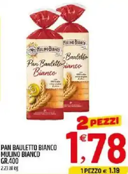 Ard Discount Pan bauletto bianco MULINO BIANCO offerta