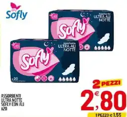 Ard Discount Assorbenti ultra notte sofly con ali x20 offerta