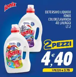 Ard Discount Detersivo liquido ionix color/lavanda offerta
