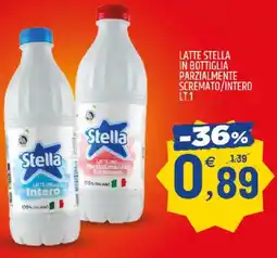 Ard Discount Latte stella in bottiglia parzialmente scremato/intero offerta