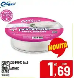 Ard Discount Formaggio primo sale optimo senza lattosio offerta