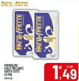 Ard Discount Provolone dolce/piccante FATTI A FETTE offerta
