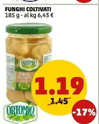 PENNY Funghi coltivati sott'olio 185 g(ml) offerta