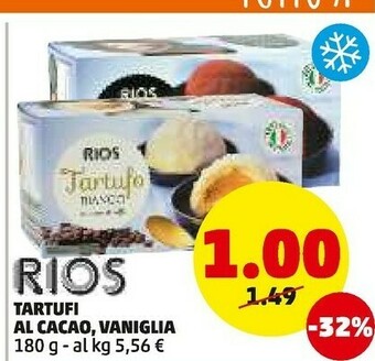 PENNY Tartufi al cacao offerta