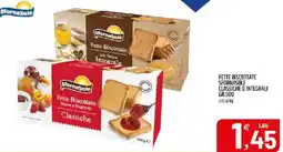 Ard Discount Fette biscottate sfornasole classiche o integrali offerta