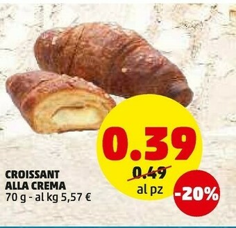 PENNY Croissant alla crema offerta