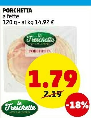 PENNY Porchetta a fette offerta