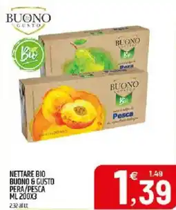Ard Discount Nettare bio buono & gusto pera/pesca offerta