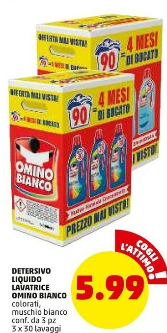 PENNY Detersivo liquido offerta