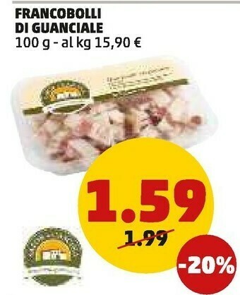 PENNY Francoboli di guanciale offerta