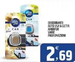 Ard Discount Deodorante auto usa & getta ambipur offerta