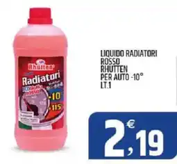 Ard Discount Liquido radiatori rosso rhutten per auto-10° offerta