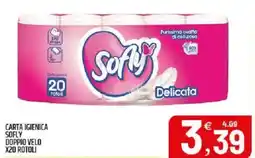Ard Discount Carta igienica sofly doppio velo x20 rotoli offerta