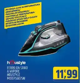 Ard Discount FERRO DA STIRO A VAPORE HOUSTYLE MOD.FS607SW offerta
