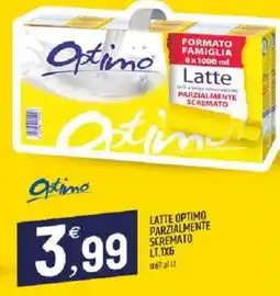 Ard Discount Latte optimo parzialmente scremato offerta