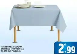 Ard Discount Tovaglia magic kilkenny cm.130x170 tinta unita 65% cotone-35% poliestere offerta