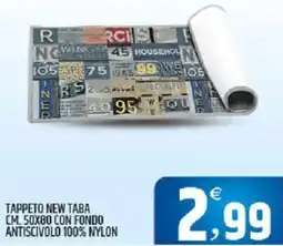 Ard Discount Tappeto new taba cm. 50x80 con fondo antiscivolo 100% nylon offerta
