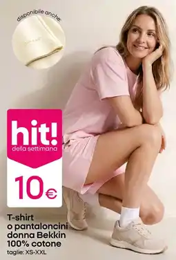 Pepco T-shirt o pantaloncini donna Bekkin 100% cotone offerta