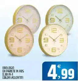 Ard Discount Orologio da parete in abs offerta