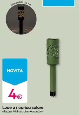 Pepco Luce a ricarica solare offerta